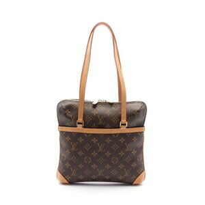 Louis Vuitton Cousin Shoulder Bag Leather Monogram Brown